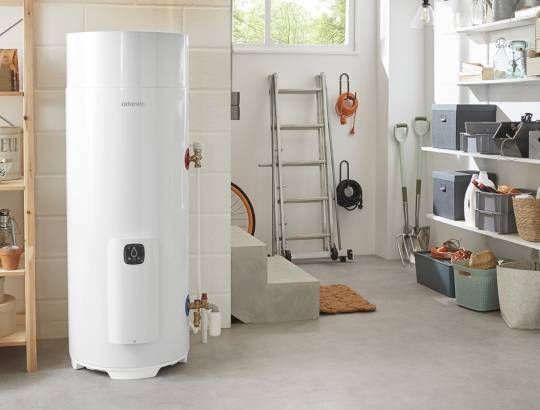 Chauffe-eau blanc
