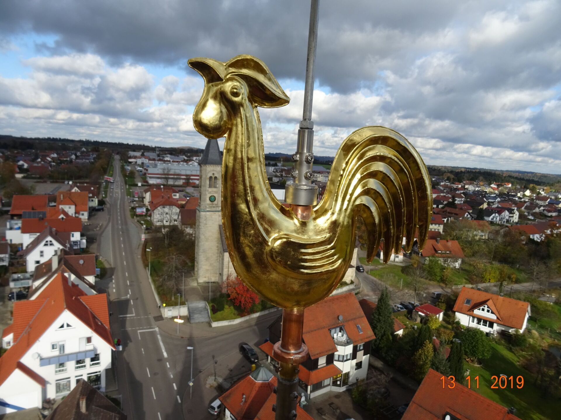 Kirchendach-Kirchturm