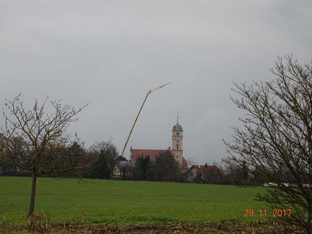 Blitzschutz-Kranarbeiten