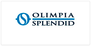 El logotipo de Olympia Splendid está sobre un fondo blanco.
