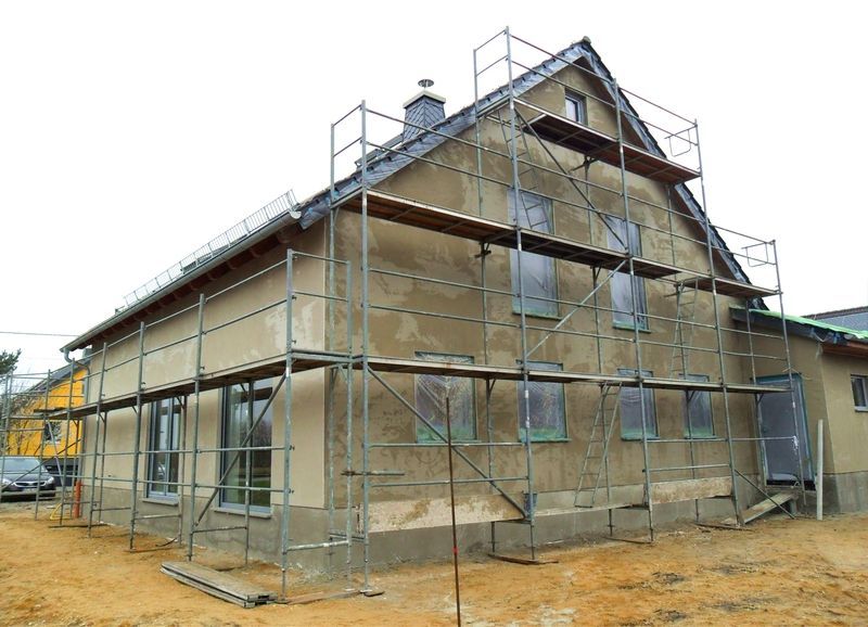 Bild von Baustelle eines Hauses