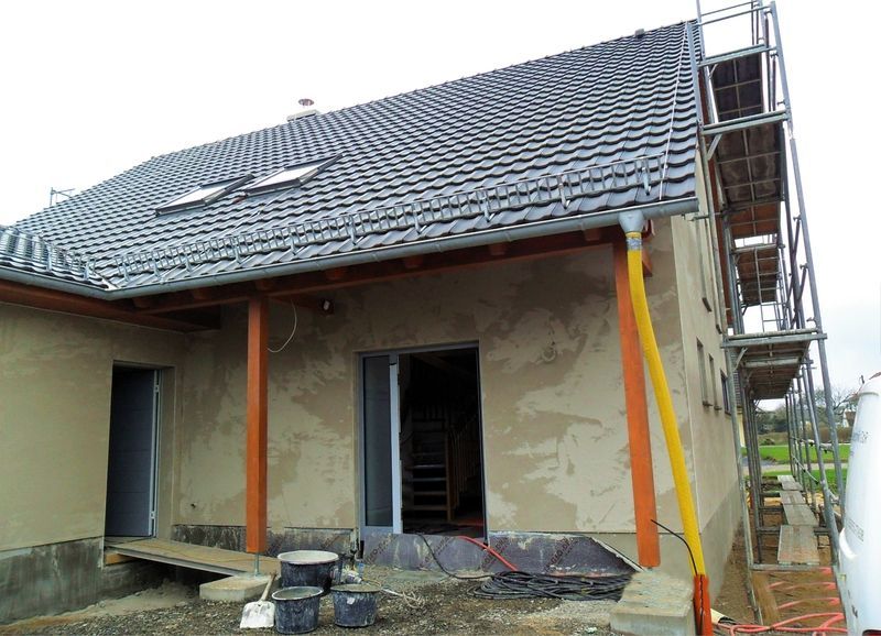 Bild von Baustelle eines Hauses