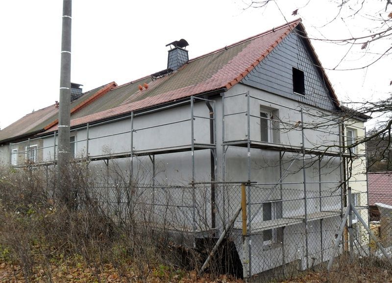 Bild von Baustelle eines Hauses