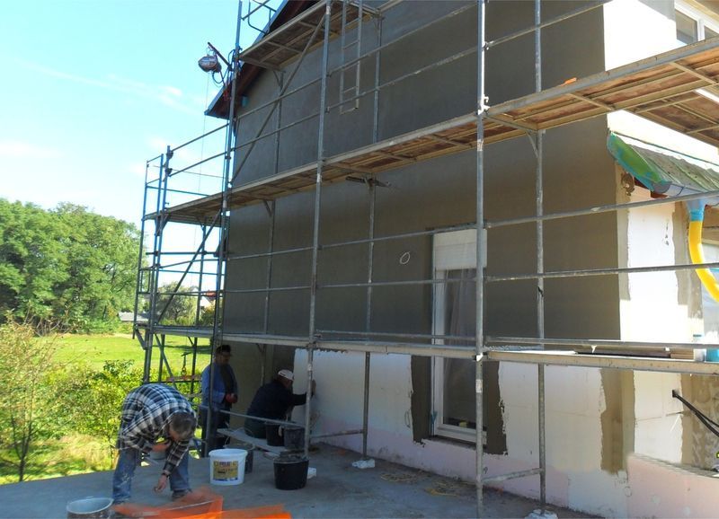 Bild von Baustelle eines Hauses