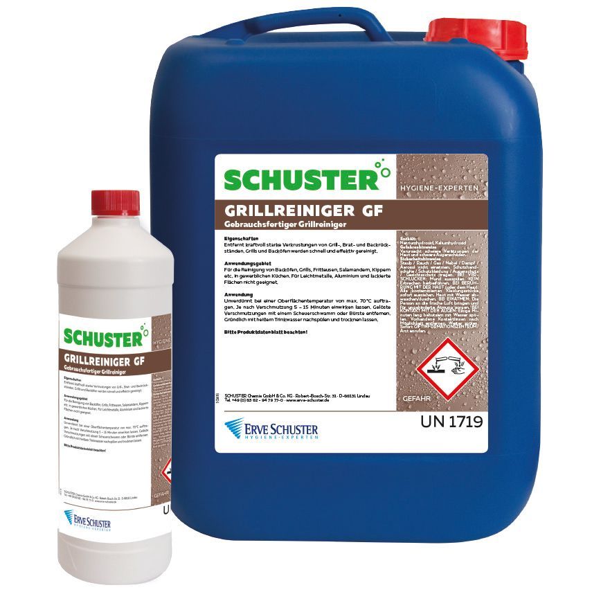 Der gebrauchsferige Reiniger entfernt kraftvoll starke Verkrustungen von Grill- Brat- u. Backöfen.