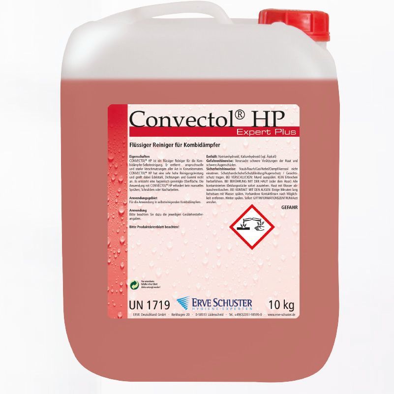 Flüssiger Reiniger für die Kombidämpfer-Selbstreinigung.