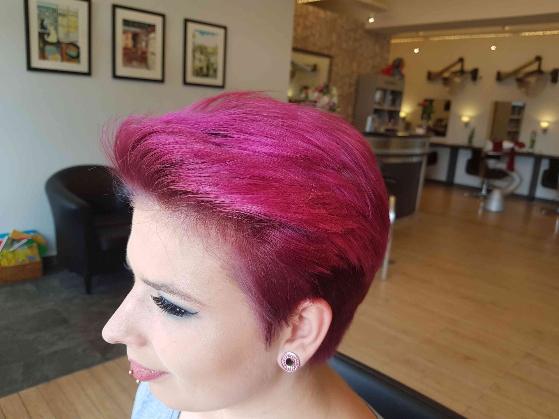 Pink Variante Frisur Friseur Trint Inh. Rüdiger Trint