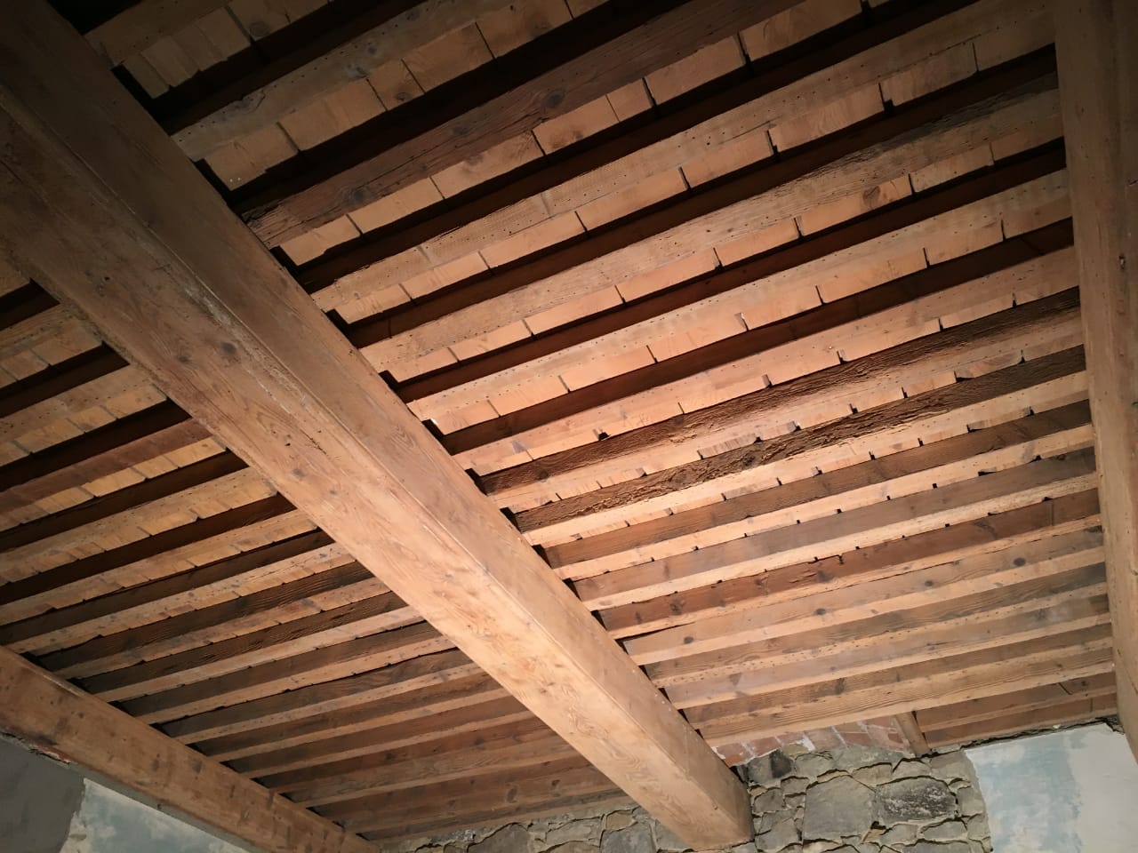 Gommage d'un plafond