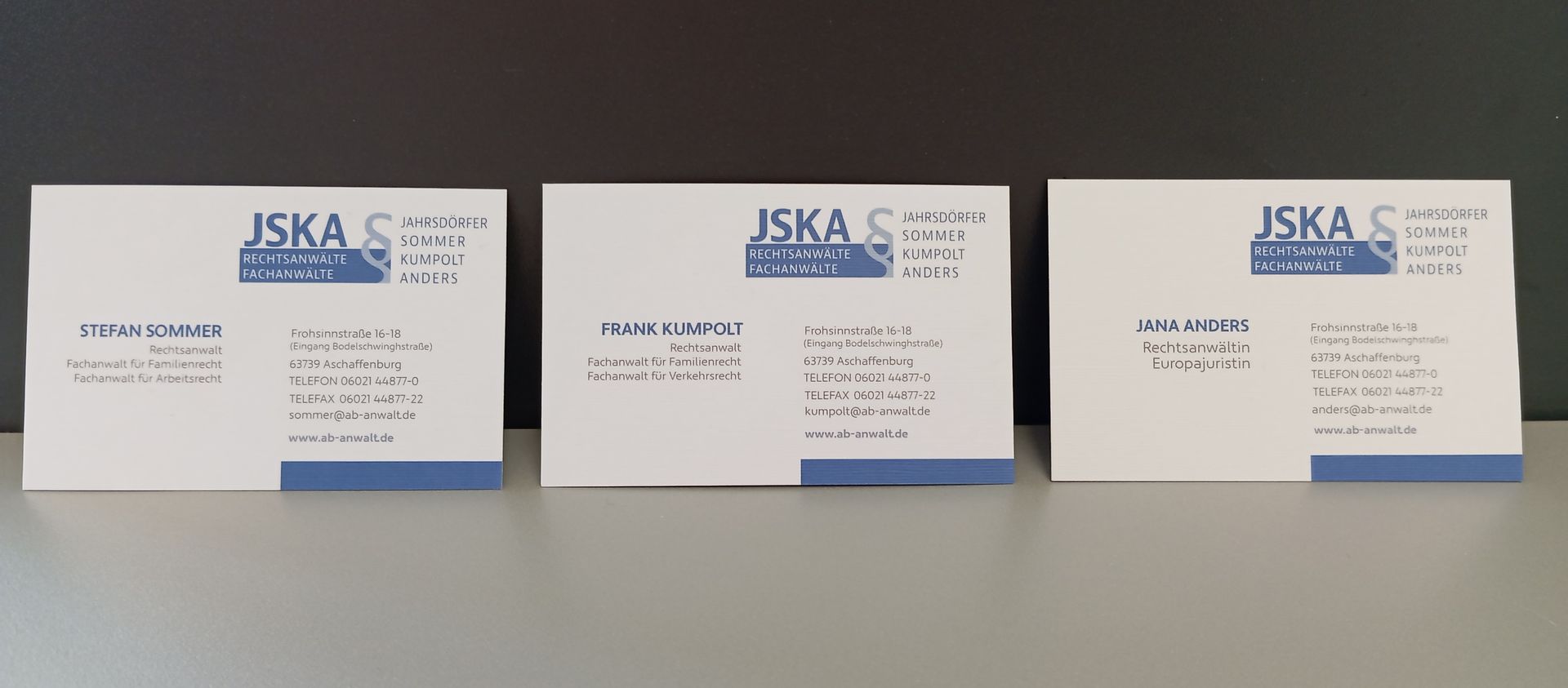 Rechtsanwälte und Fachanwälte Jahrsdörfer, Scherbaum, Sommer und Kumpolt