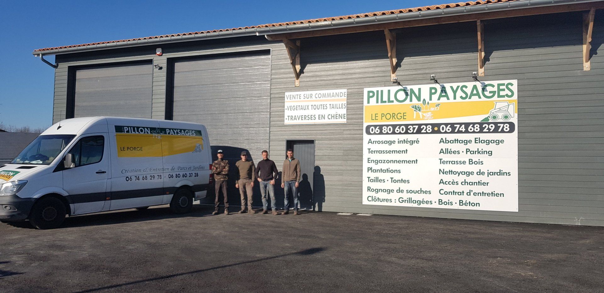 L'équipe de Pillon Paysages