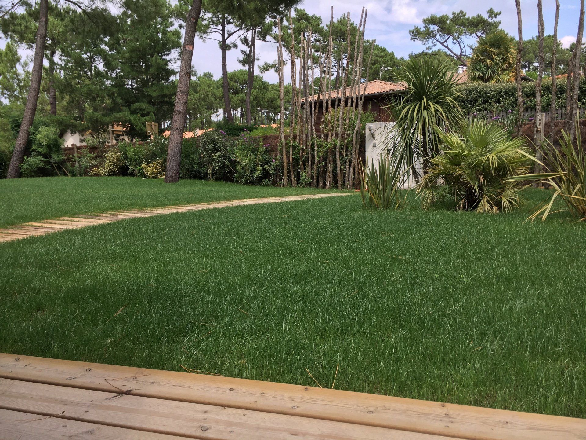 Jardin après l'intervention de Pillon Paysages