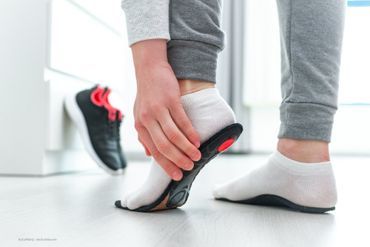 Anpassung von Fußeinlagen