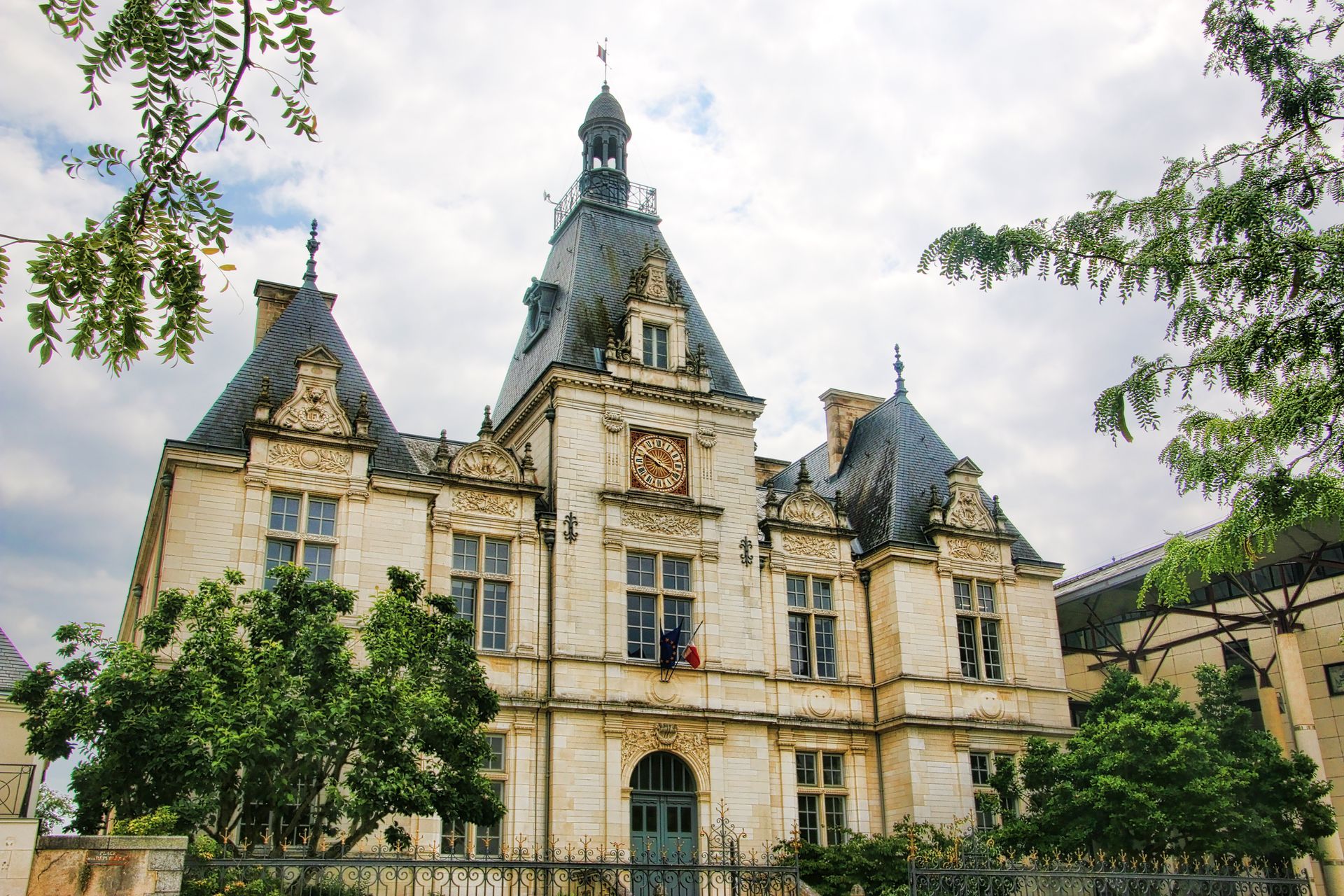 Le centre-ville de château gontier