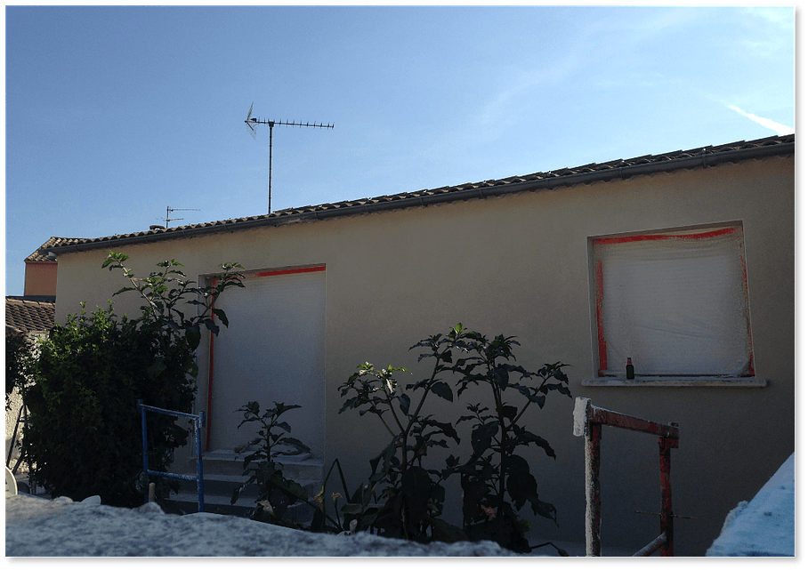 Préparation avant ravalement