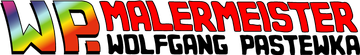 Das Wort Malermeister, das auf weißem Hintergrund steht