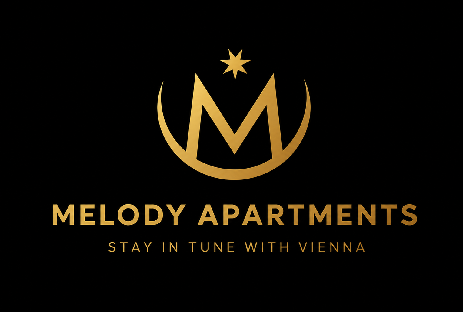 Melody Apartments Vienna Gold Logo