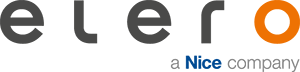 ELio-Logo mit dem Schriftzug „a Nice company“ in grauer und blauer Schrift auf weißem Hintergrund