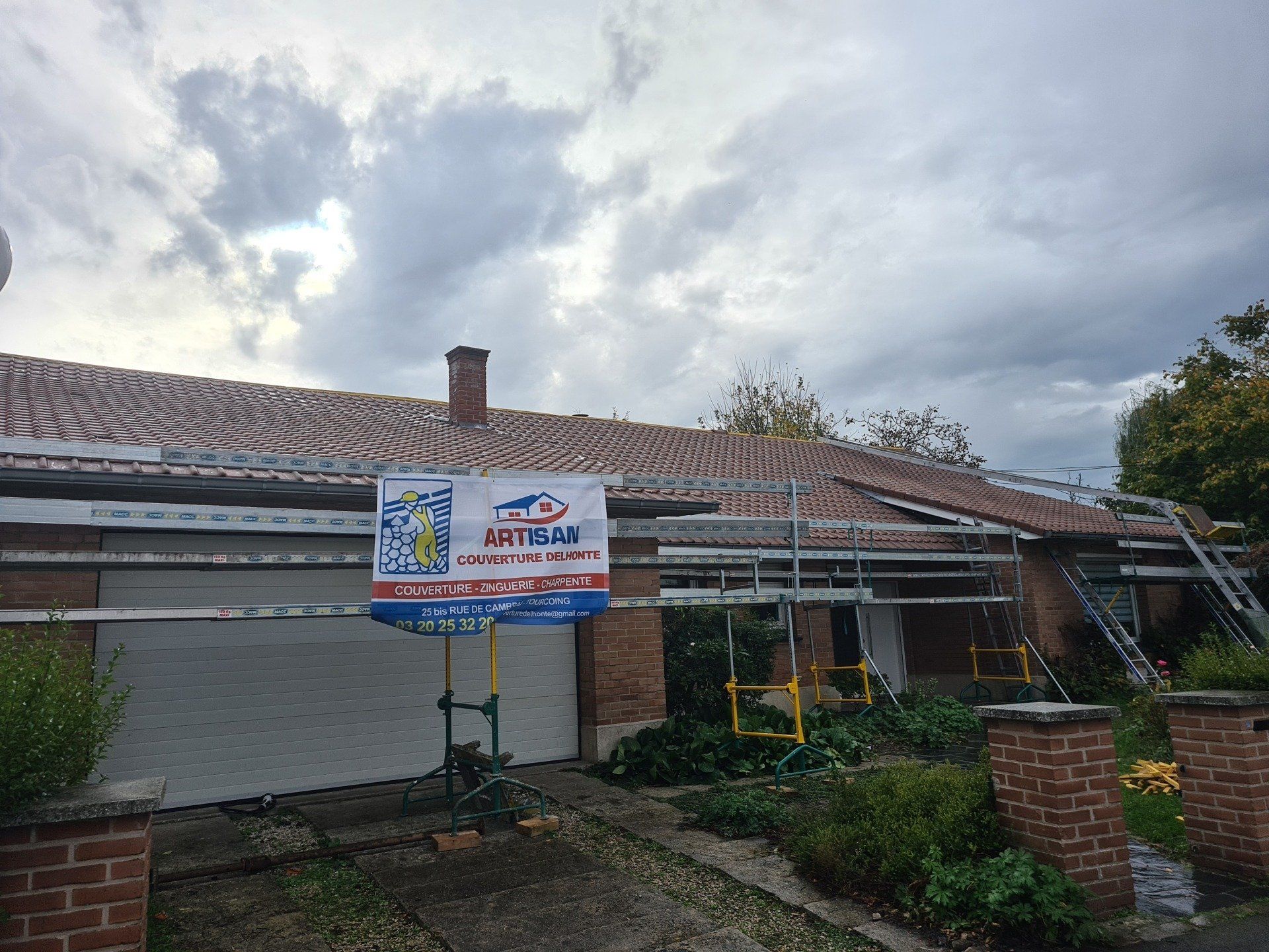 Maison en cours de travaux