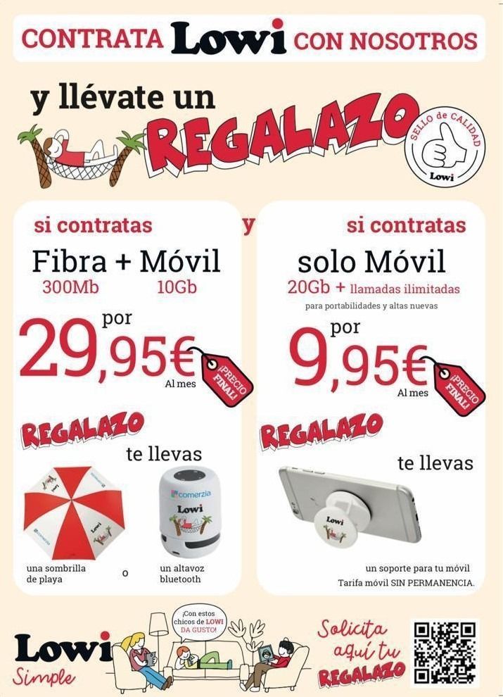 Un folleto para lowi con nosotros en español