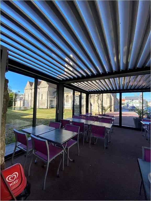 Terrasse bioclimatique