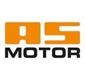 Orangefarbenes „AS“-Logo über dem Text „MOTOR“.