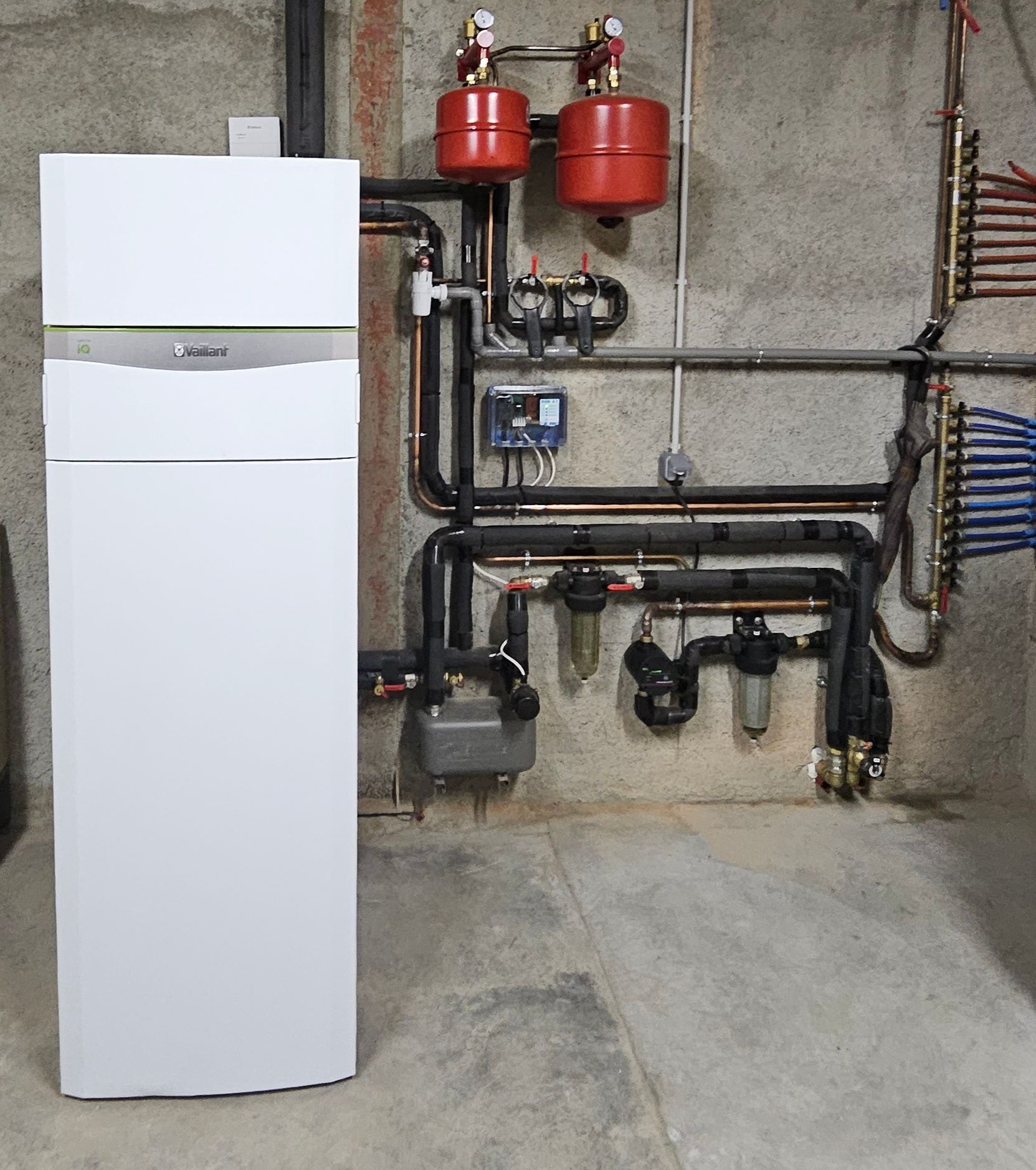 Radiateur à eau en très gros plan