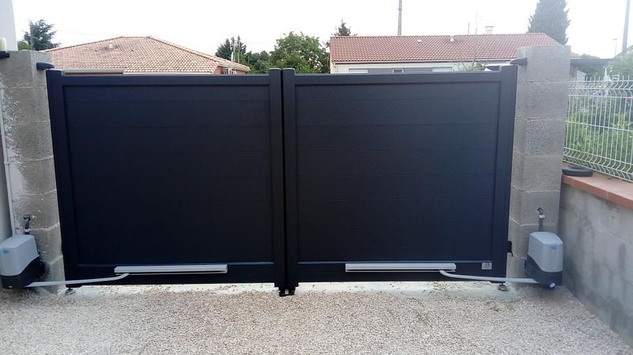 Portail motorisation DEA bras à coulisses