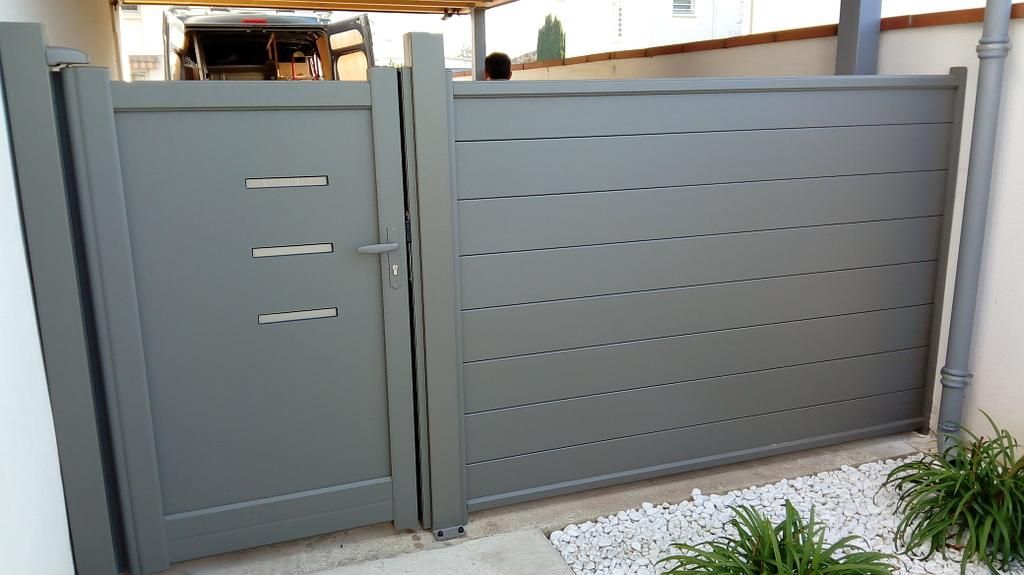 Portillon et clôture aluminium sur mesure