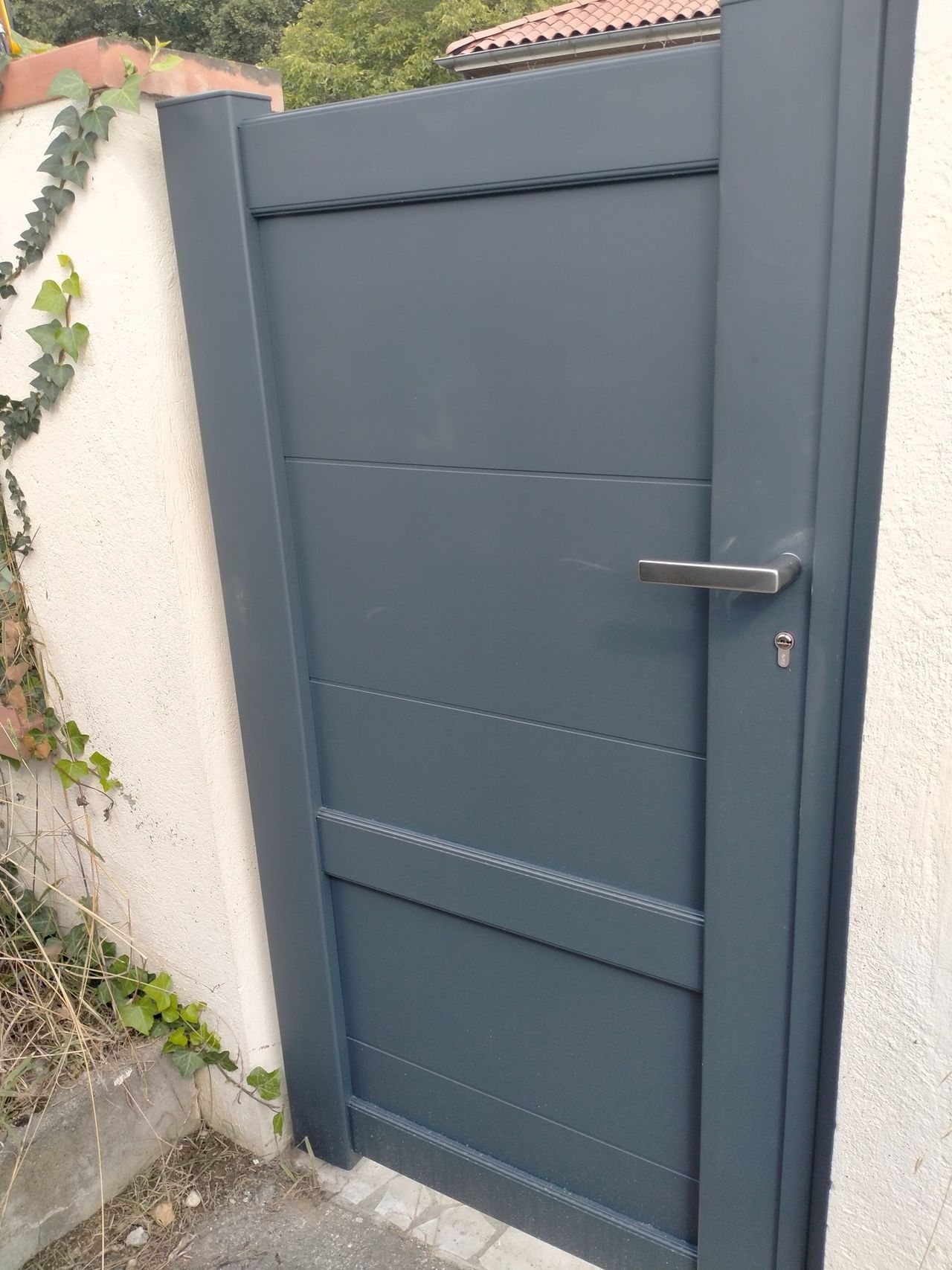 Portillon Aluminium plein