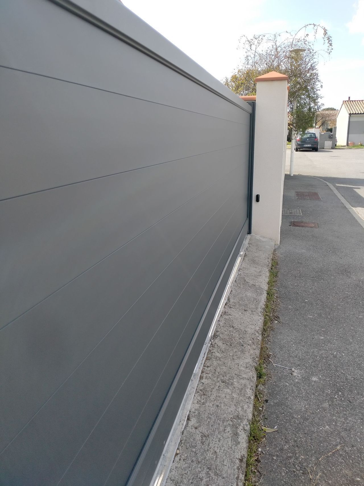 Portail aluminium coulissant