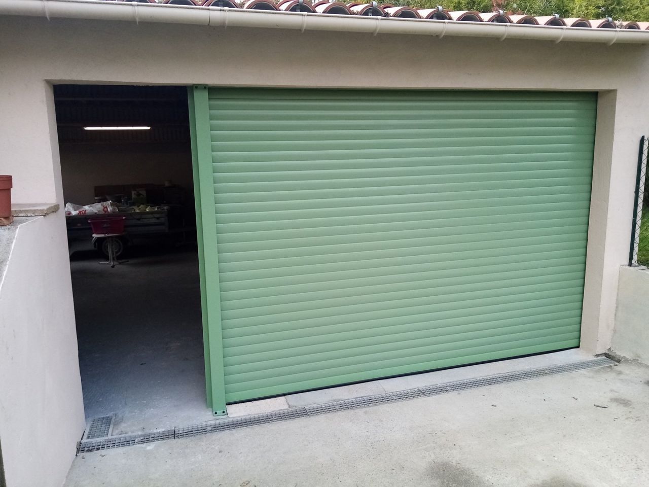 Porte de garage enroulable 