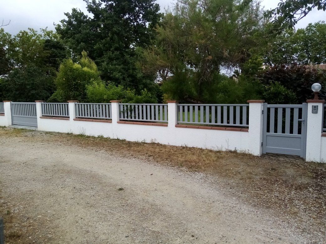 Portail et portillon aluminium modèle Cyclone