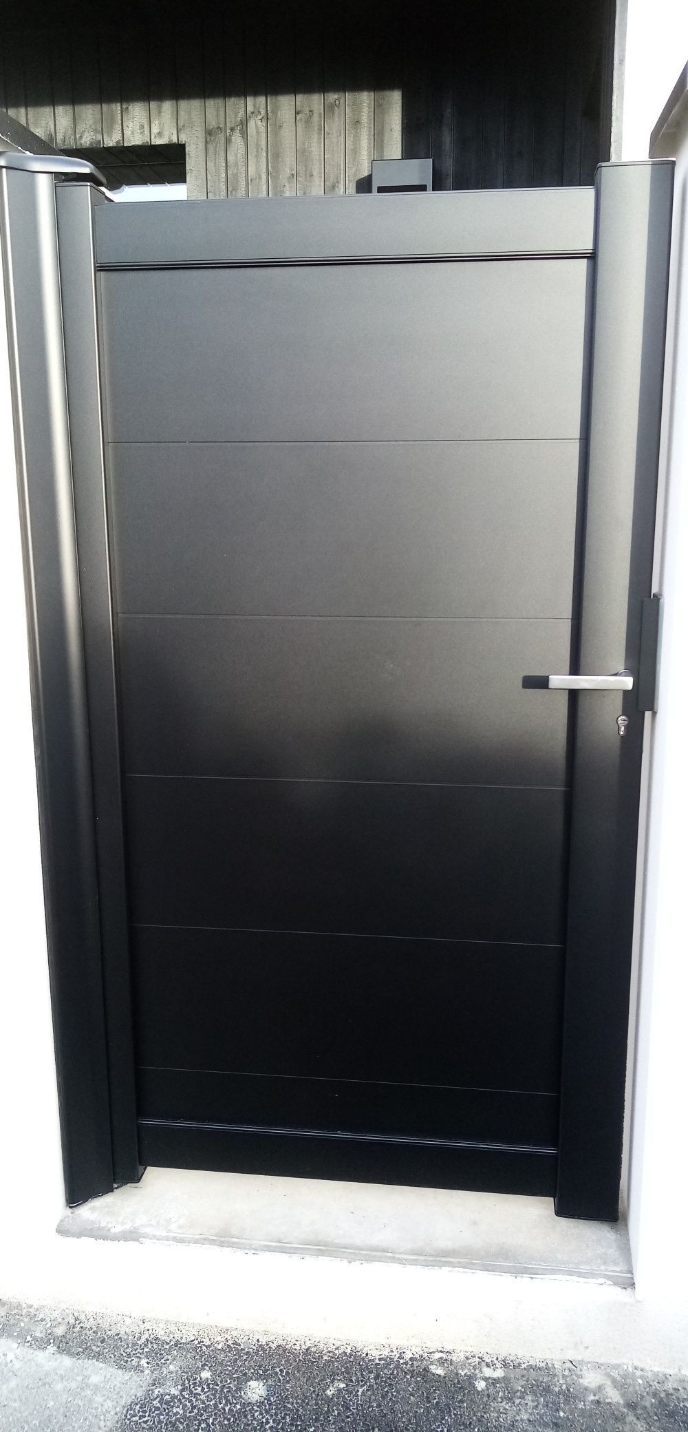 Portillon gris anthracite