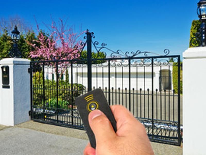 Portail avec télécommande