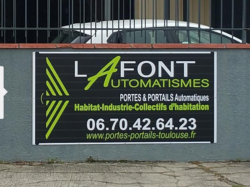 Affiche publicitaire Lafont Automatismes