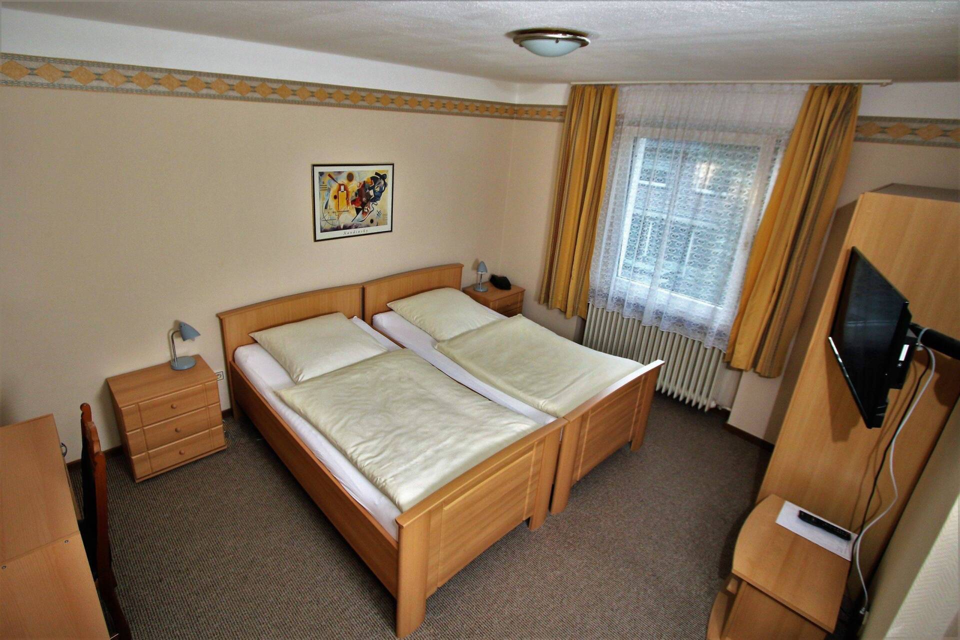 Hotel Asberger Hof - Zimmer mit Doppelbett