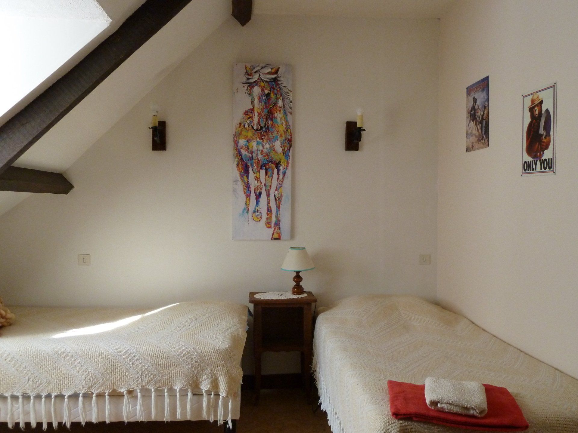 Chambre lits séparés