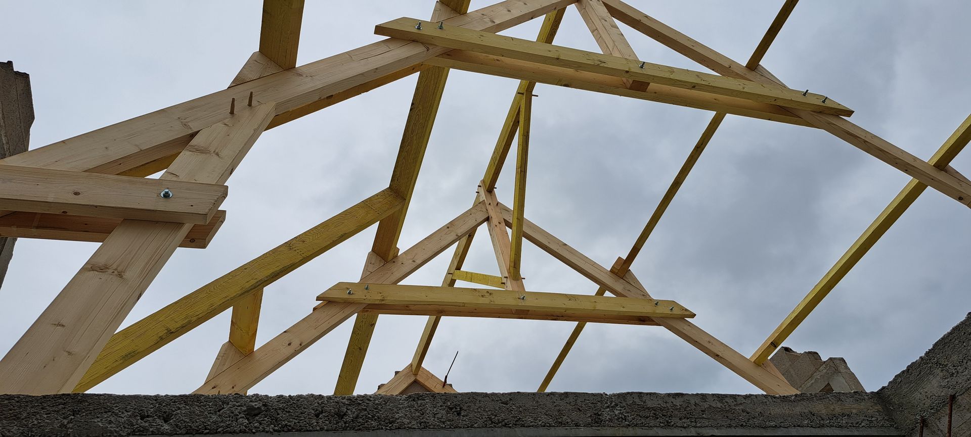 Charpente construite