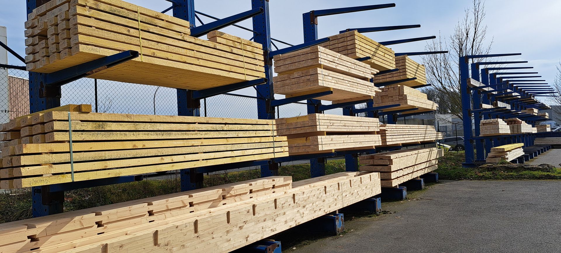 Planches stockées