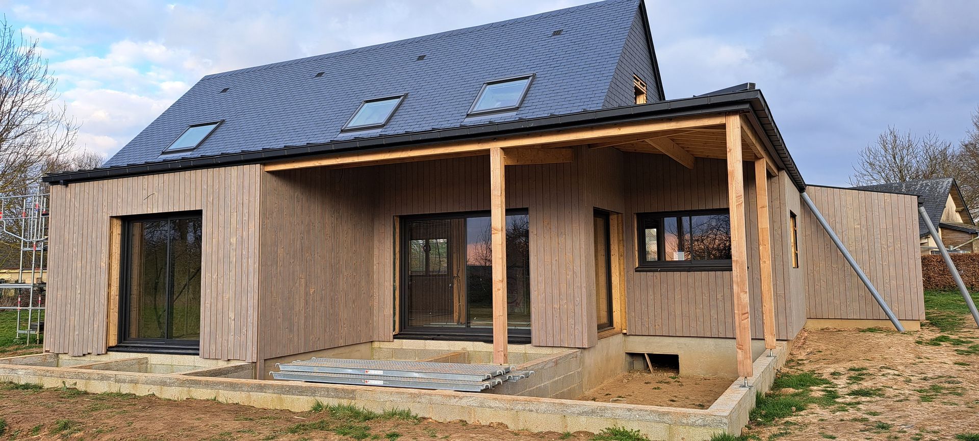 Exemple de maison à ossature bois