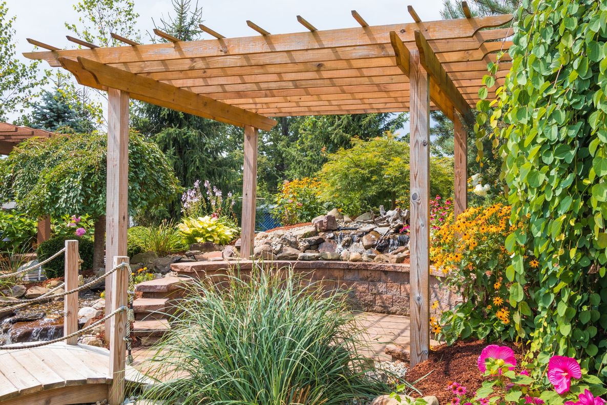 Pergola de petite taille