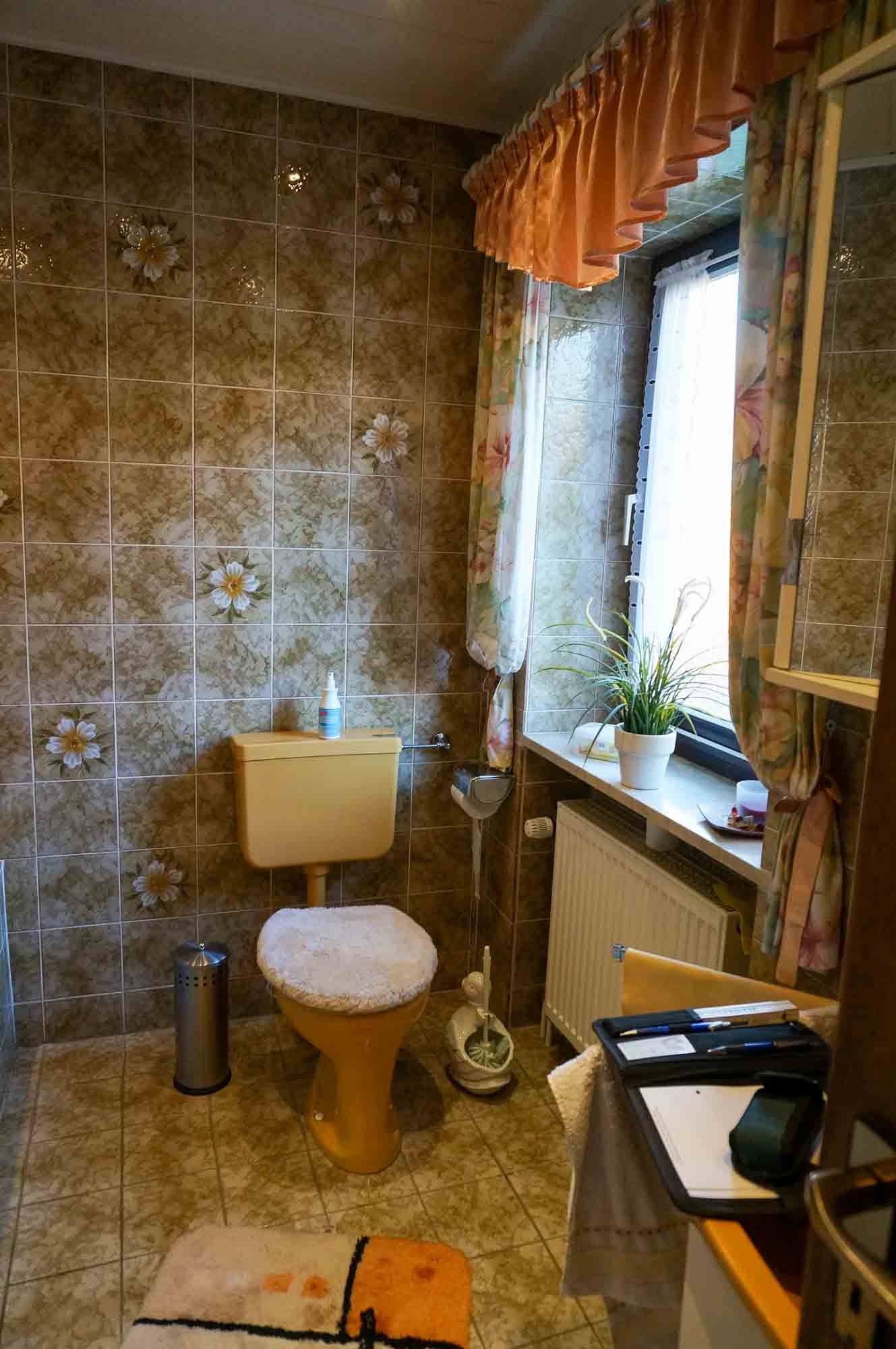 Badezimmer vor der Neugestaltung