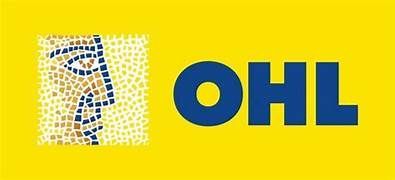 Logotipo amarillo con perfil de mosaico junto a las letras OHL en azul oscuro.