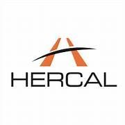 Logotipo de HERCAL con forma de
