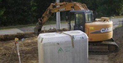 Enterrement fosse septique