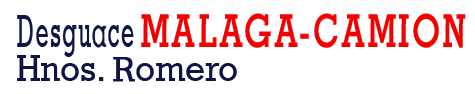 A logo for desguace malaga-camion hnos romero