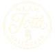 Logotipo circular blanco con la inscripci&oacute;n &ldquo;La Tota Gastobar&rdquo; en letra cursiva de color amarillo p&aacute;lido.