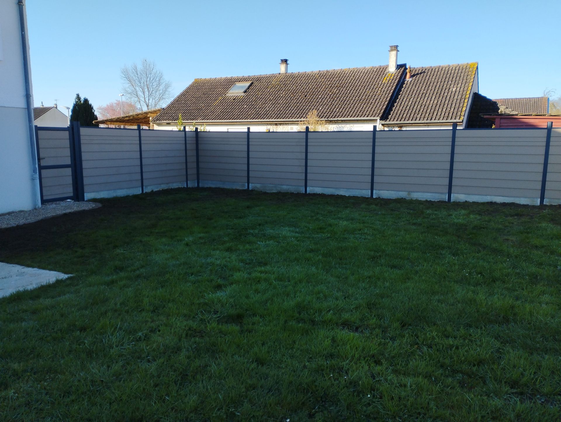 Clôture en composite par 2G RENOV