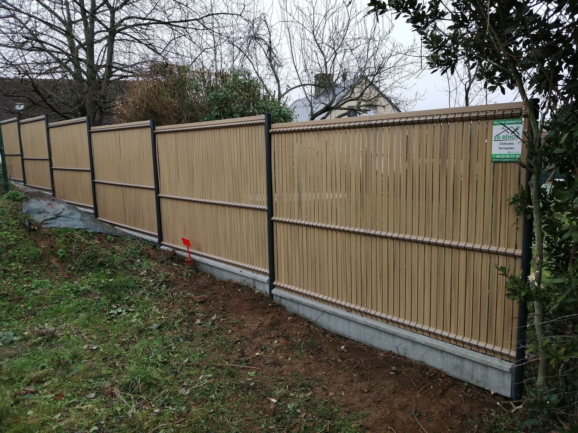 Clôtures après travaux