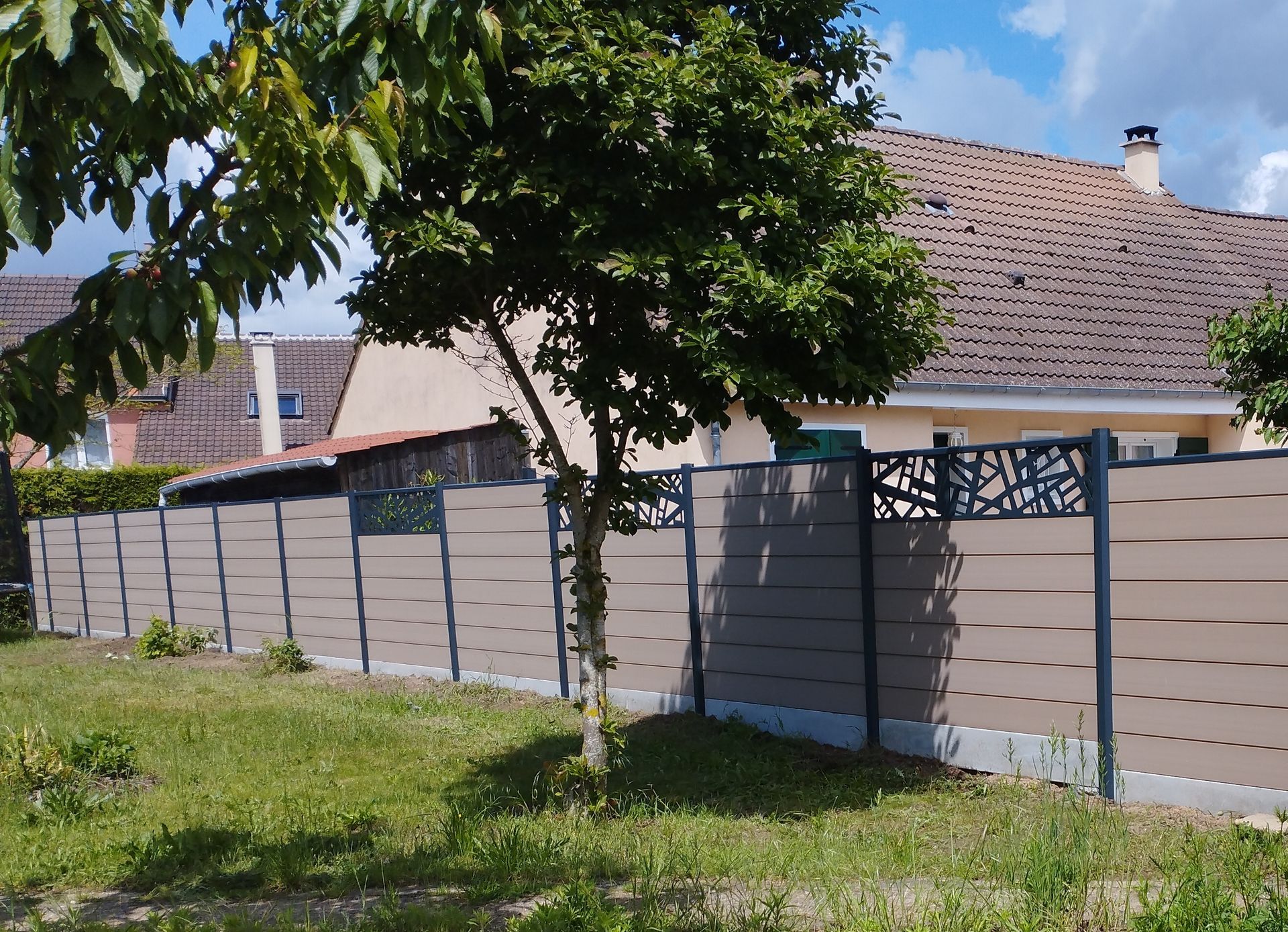 Clôture sam après travaux